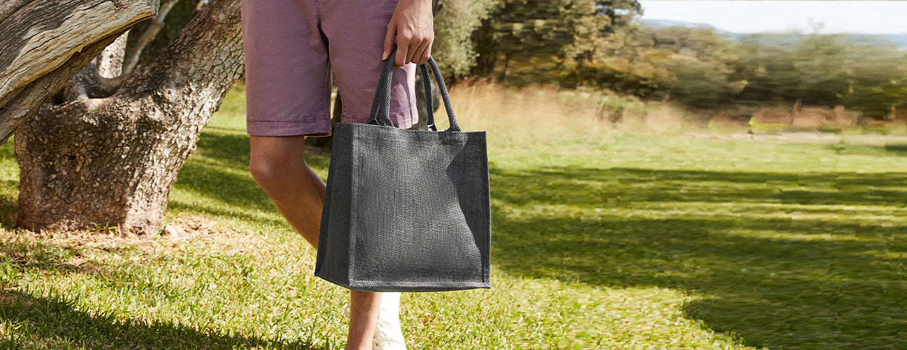 Jute Midi Tote - BBW413