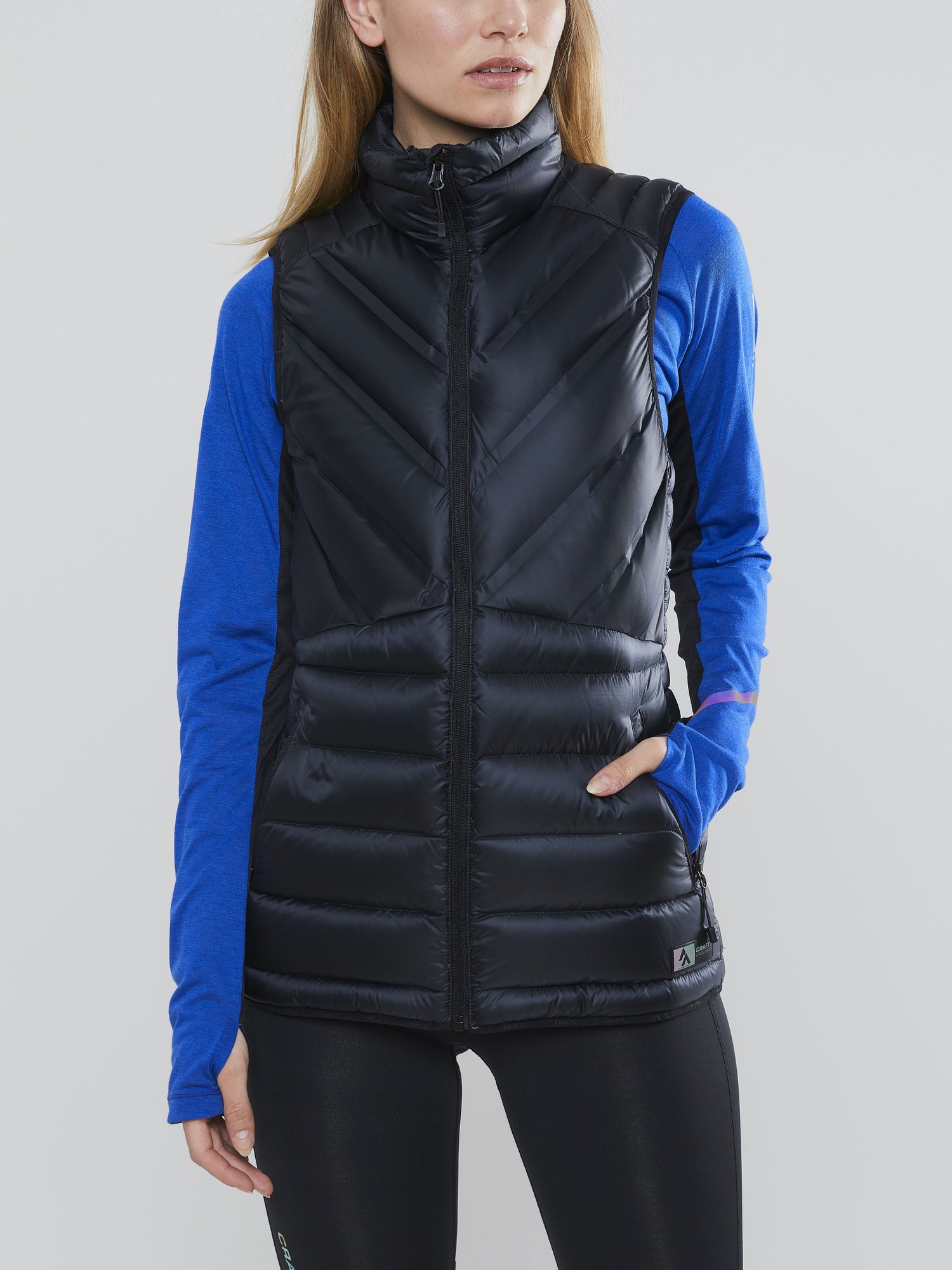 Light  down vest W