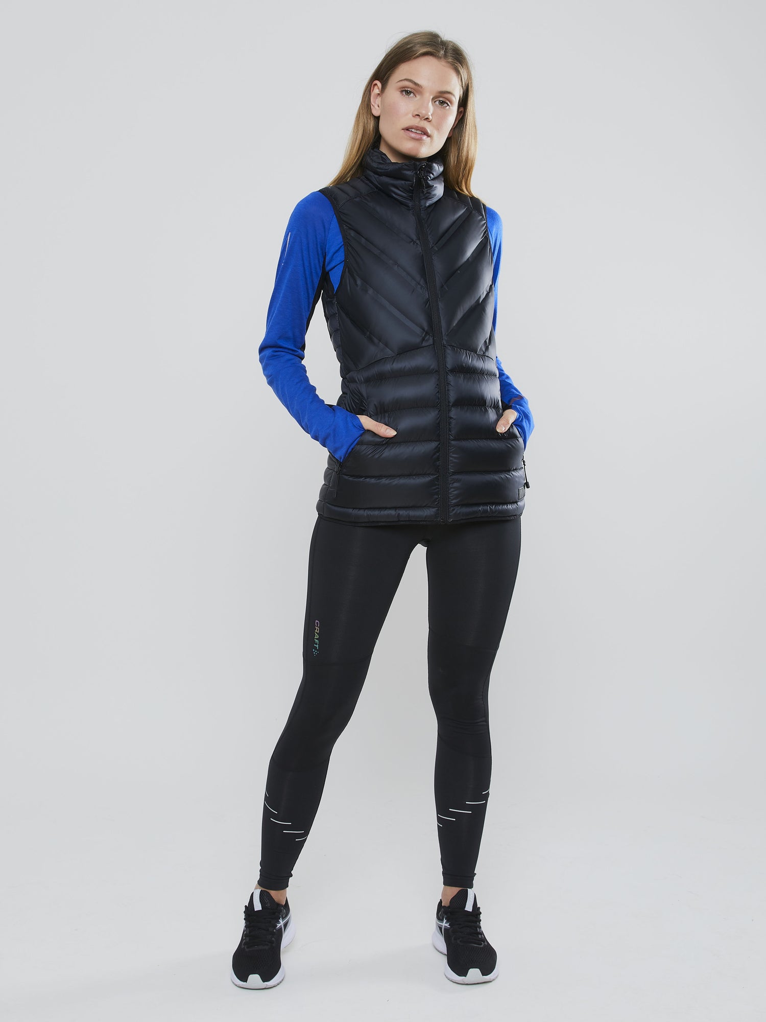 Light  down vest W