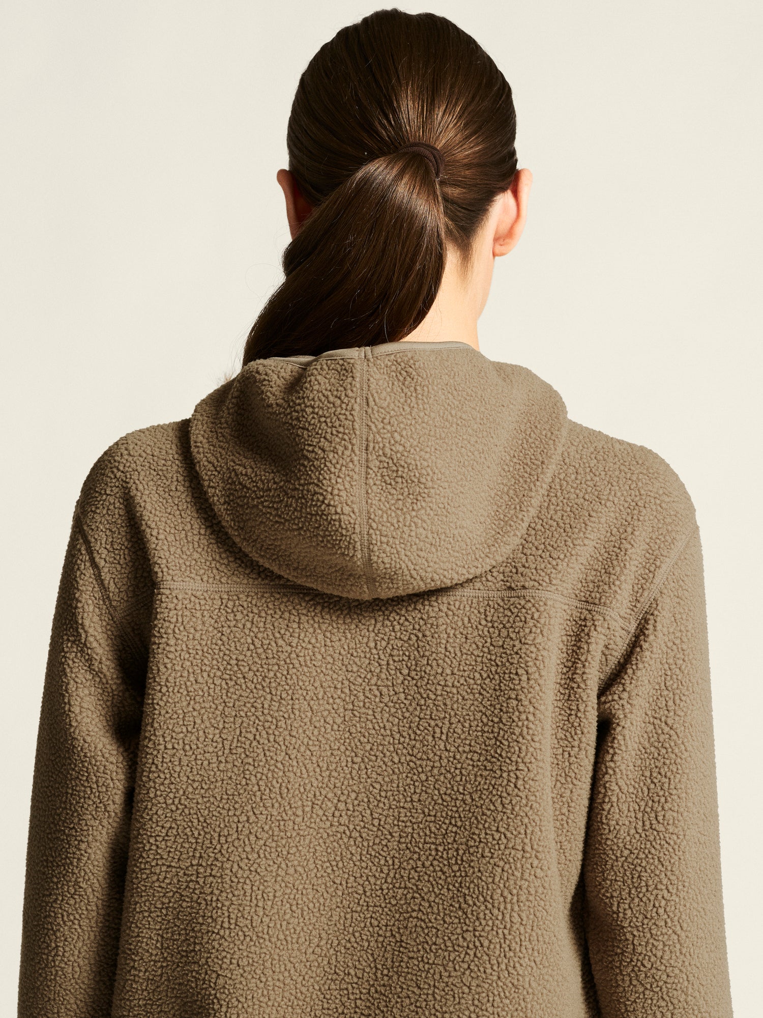 Join Pile Fleece FZ Hood W