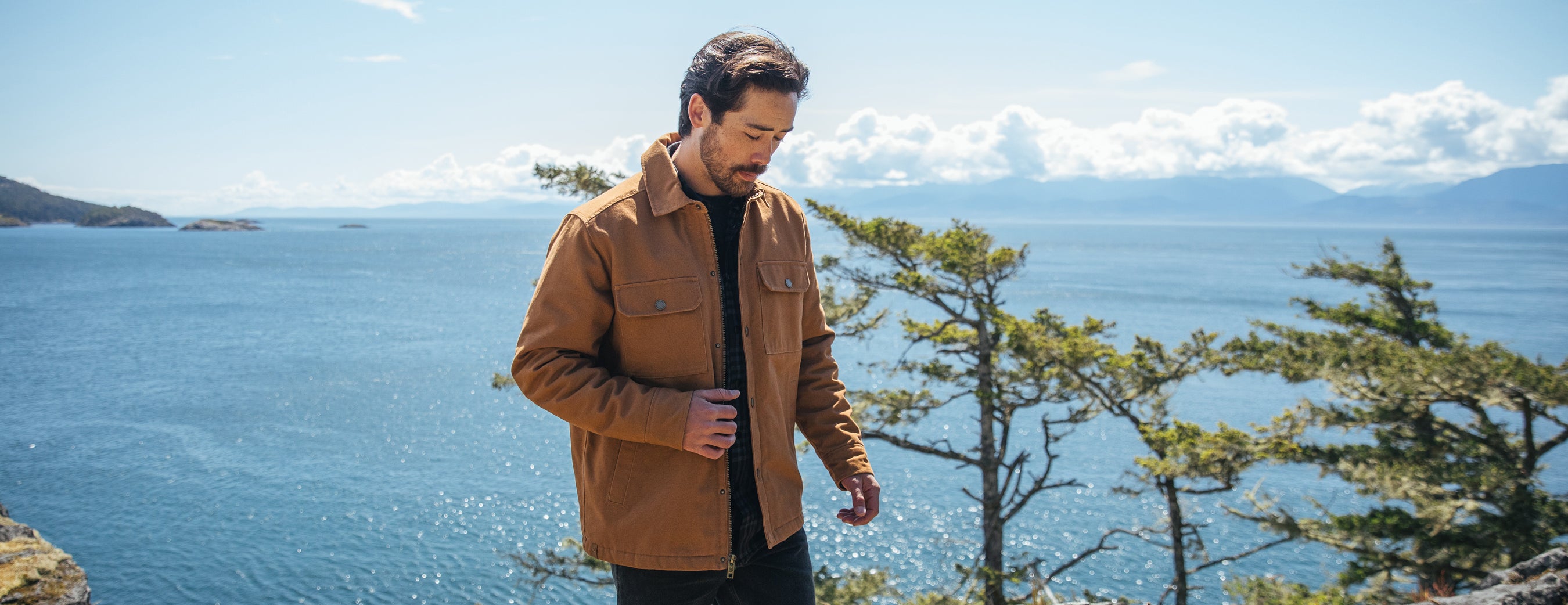 Oxide Sherpa Lined Canvas Jacket (U) - SK52