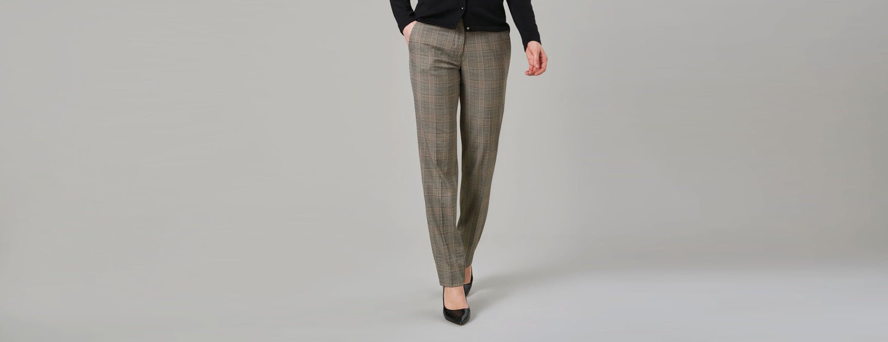 Stella Check Trouser (D) - TV2364