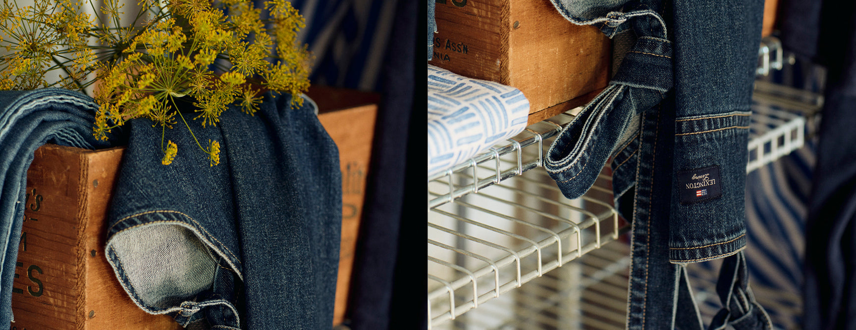 Icons Cotton Twill Denim Apron - LX10003011