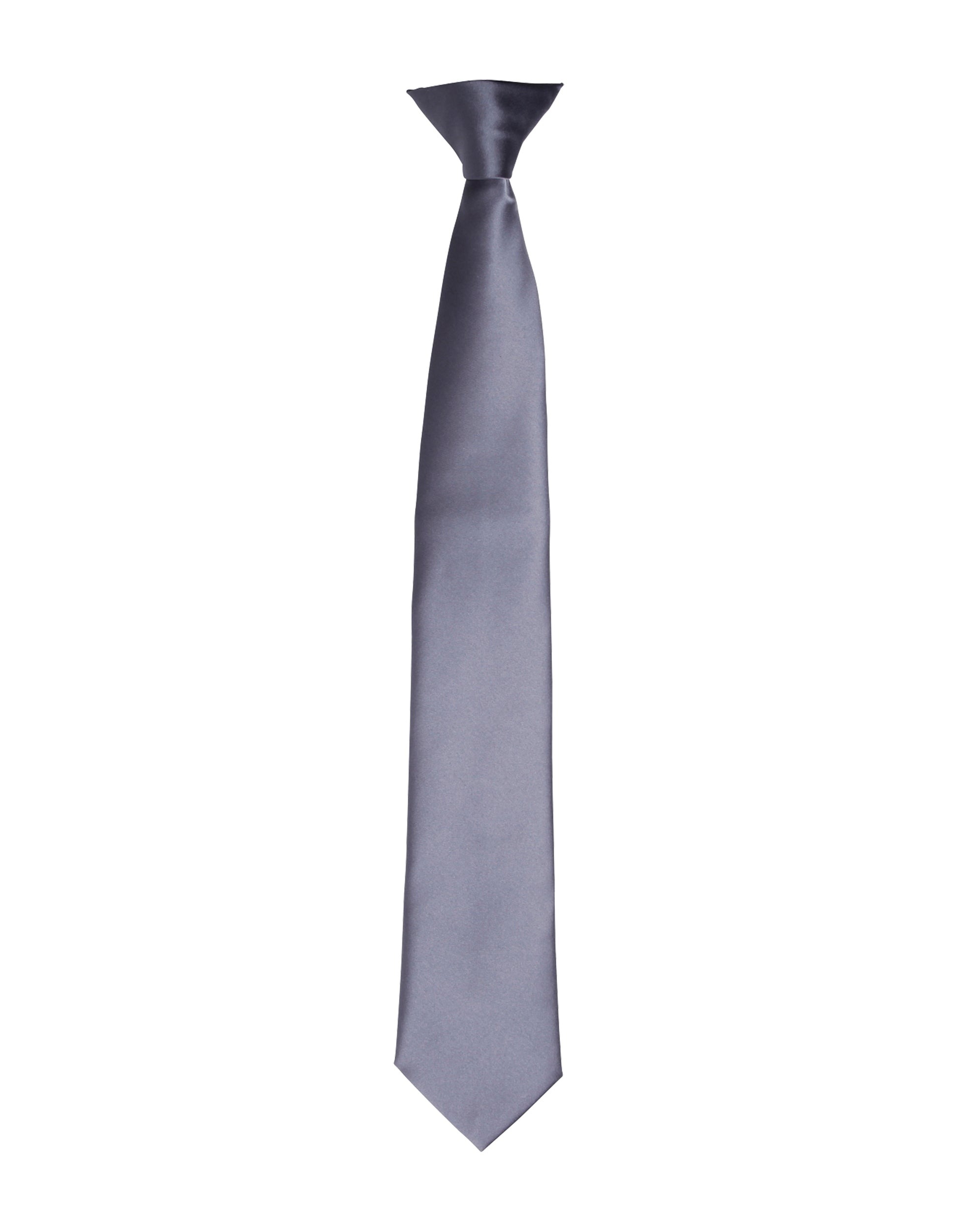 Colours Satin Clip Tie - P755