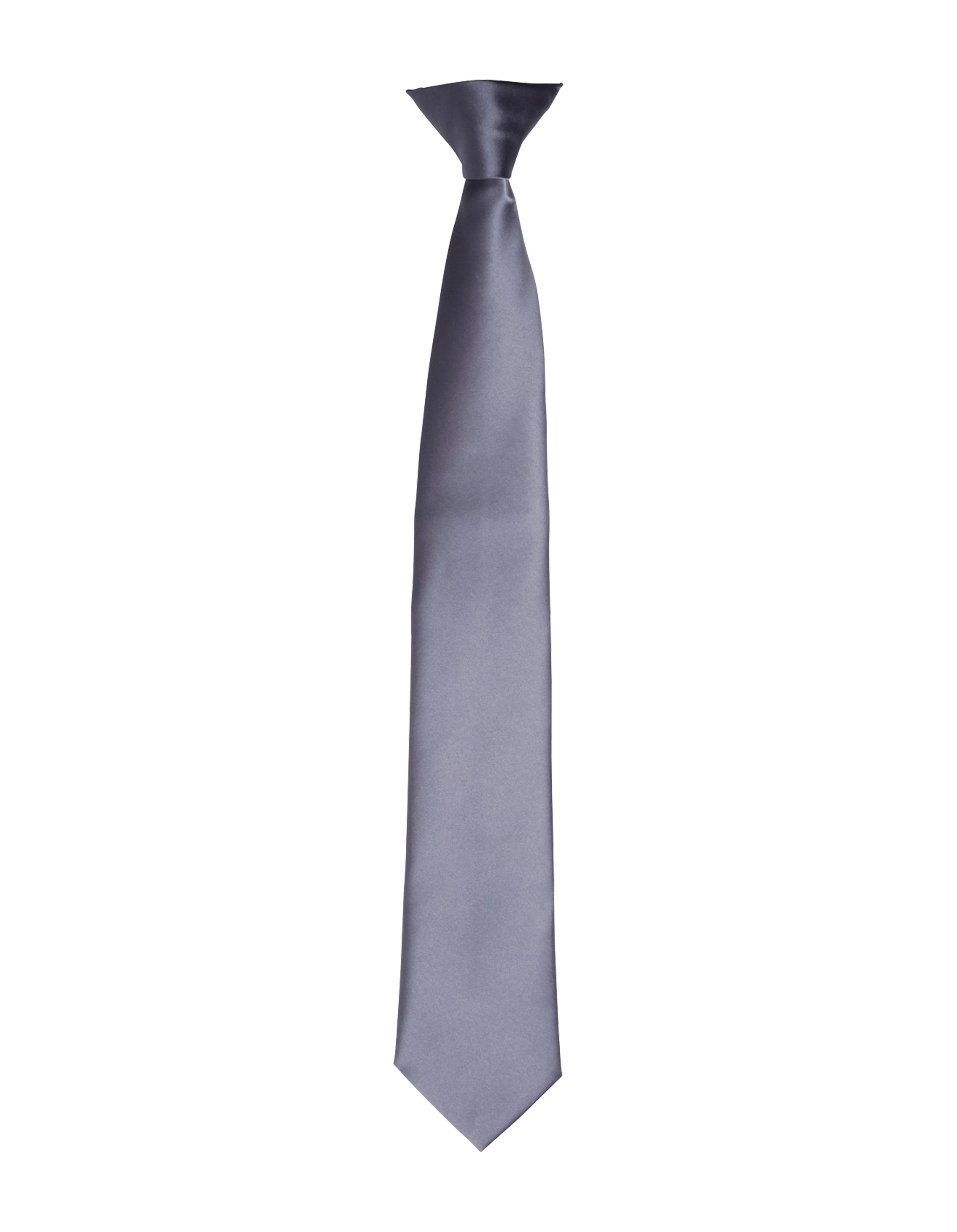 Colours Satin Clip Tie - P755