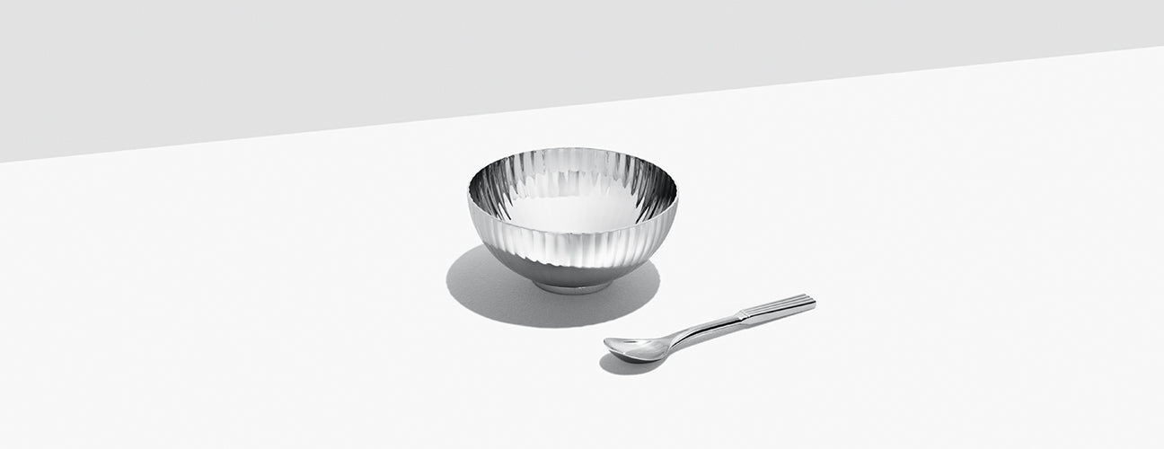 Bernadotte Salt Cellar & Spoon - FIGJ10015894