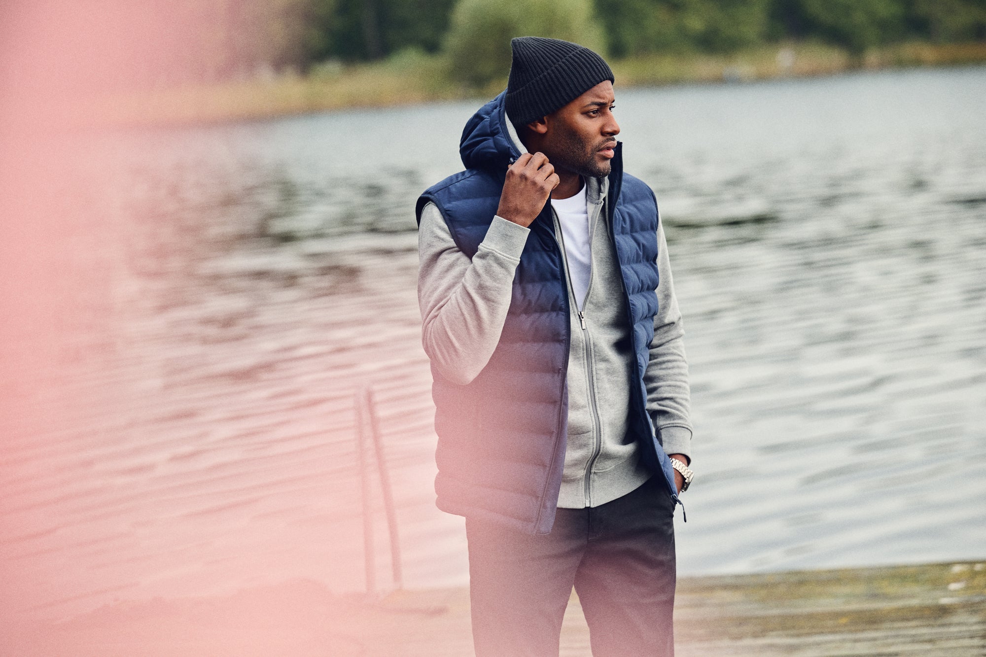 Woodlake Heights Vest Black
