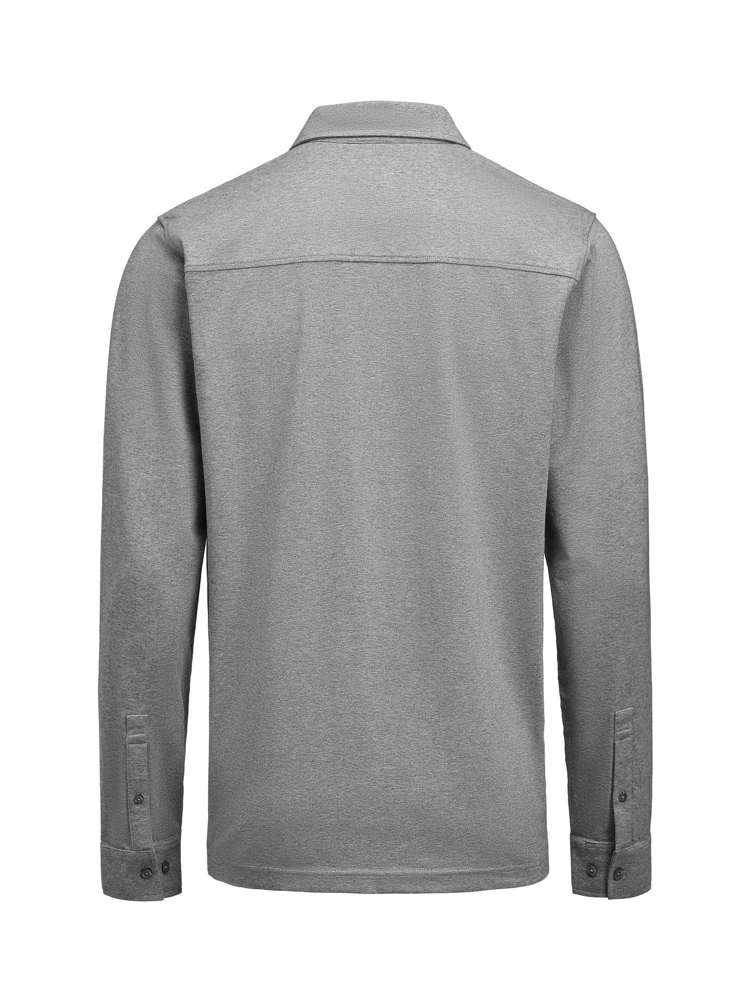 American Supreme Polo L/S Grey Melange