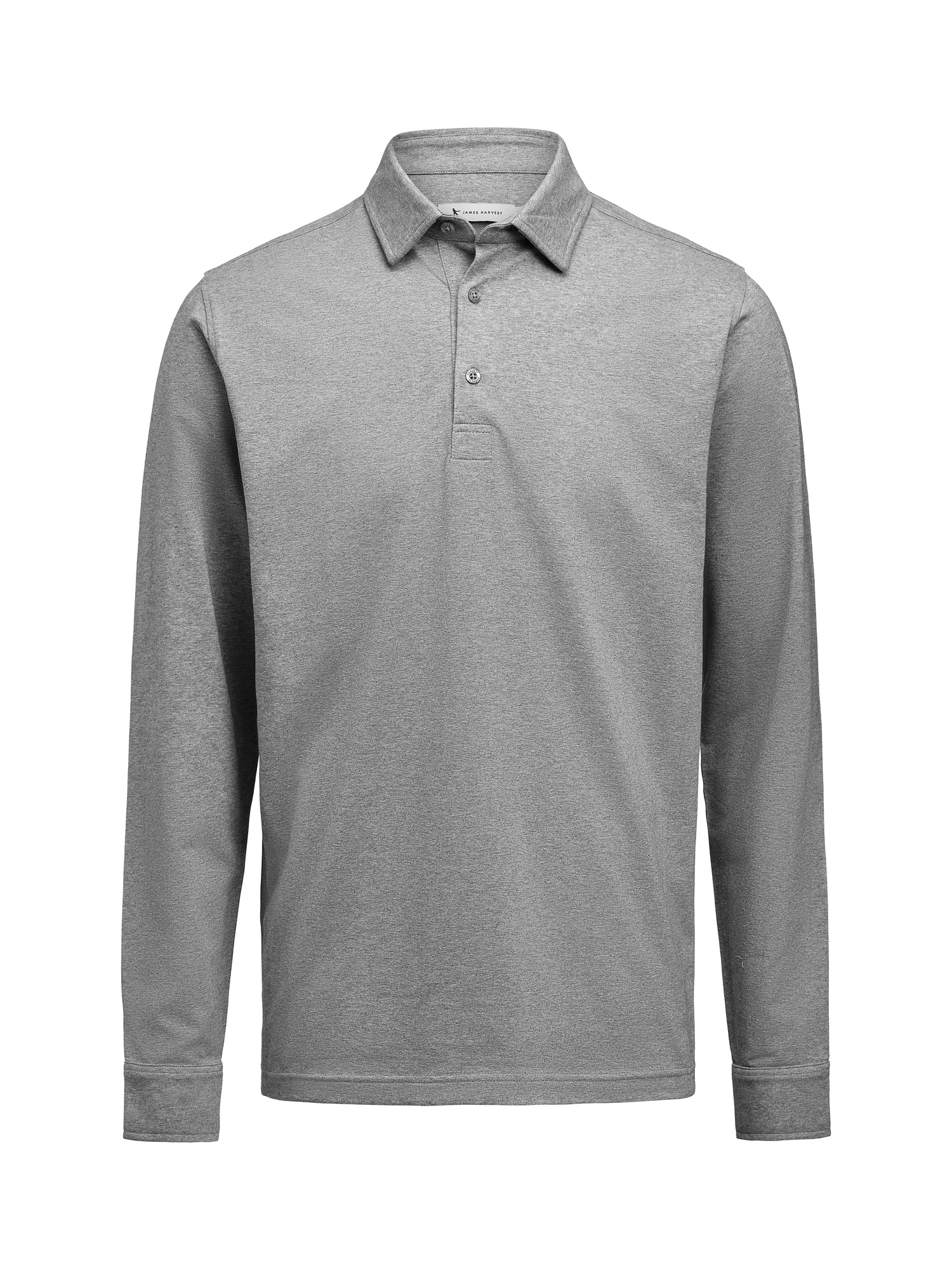 American Supreme Polo L/S Grey Melange