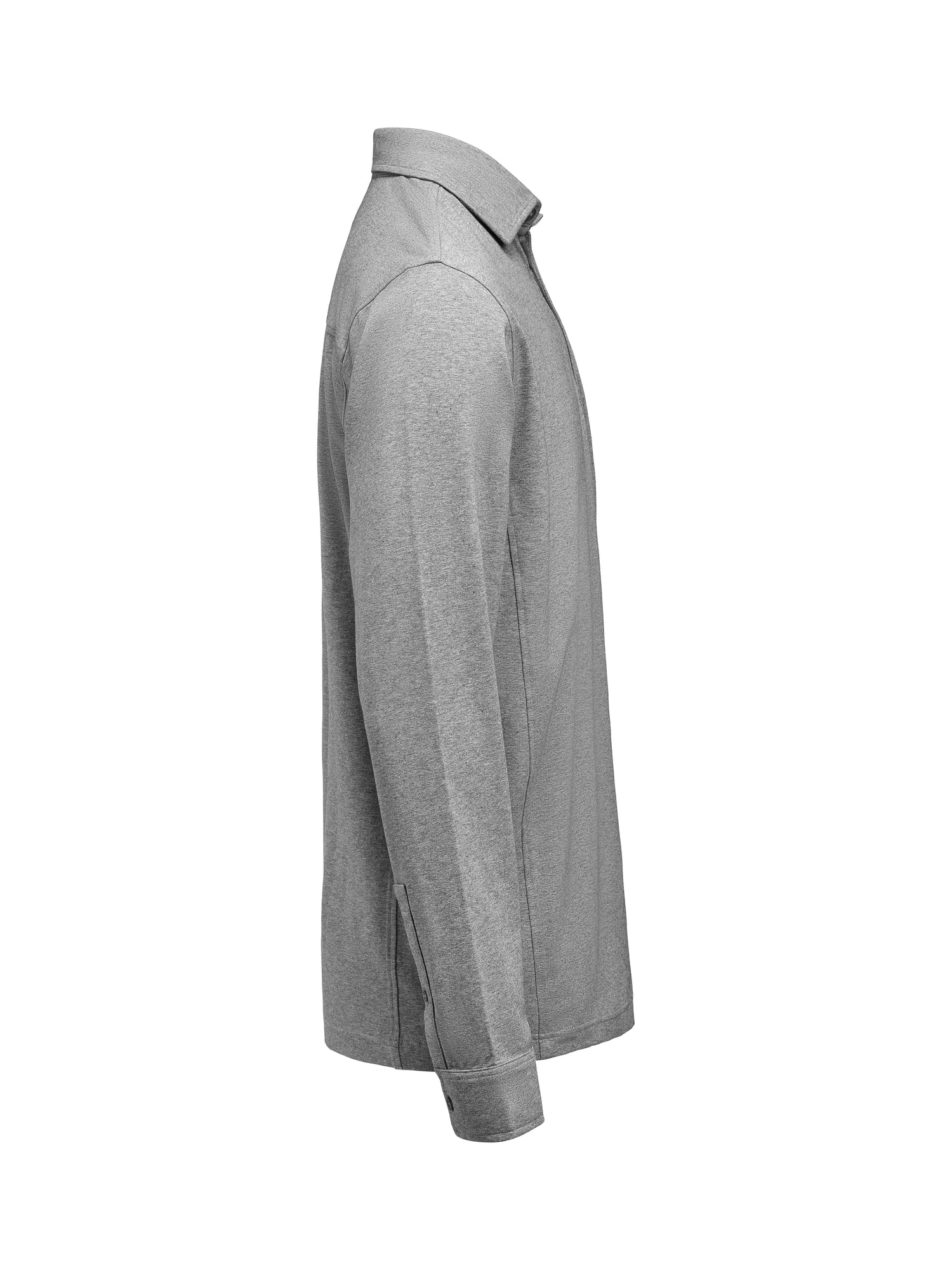 American Supreme Polo L/S Grey Melange