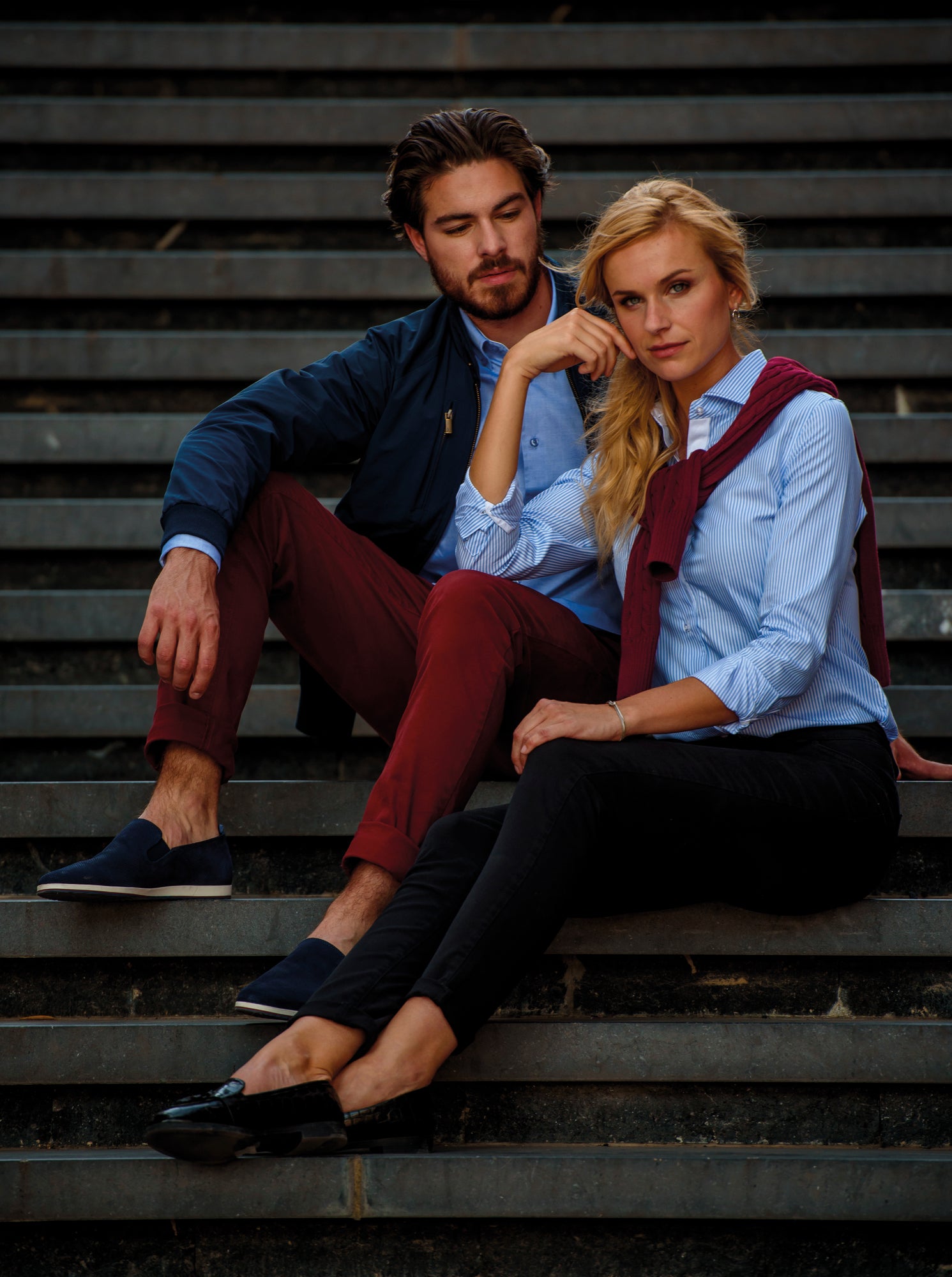 Officer Lady Chinos Grey
