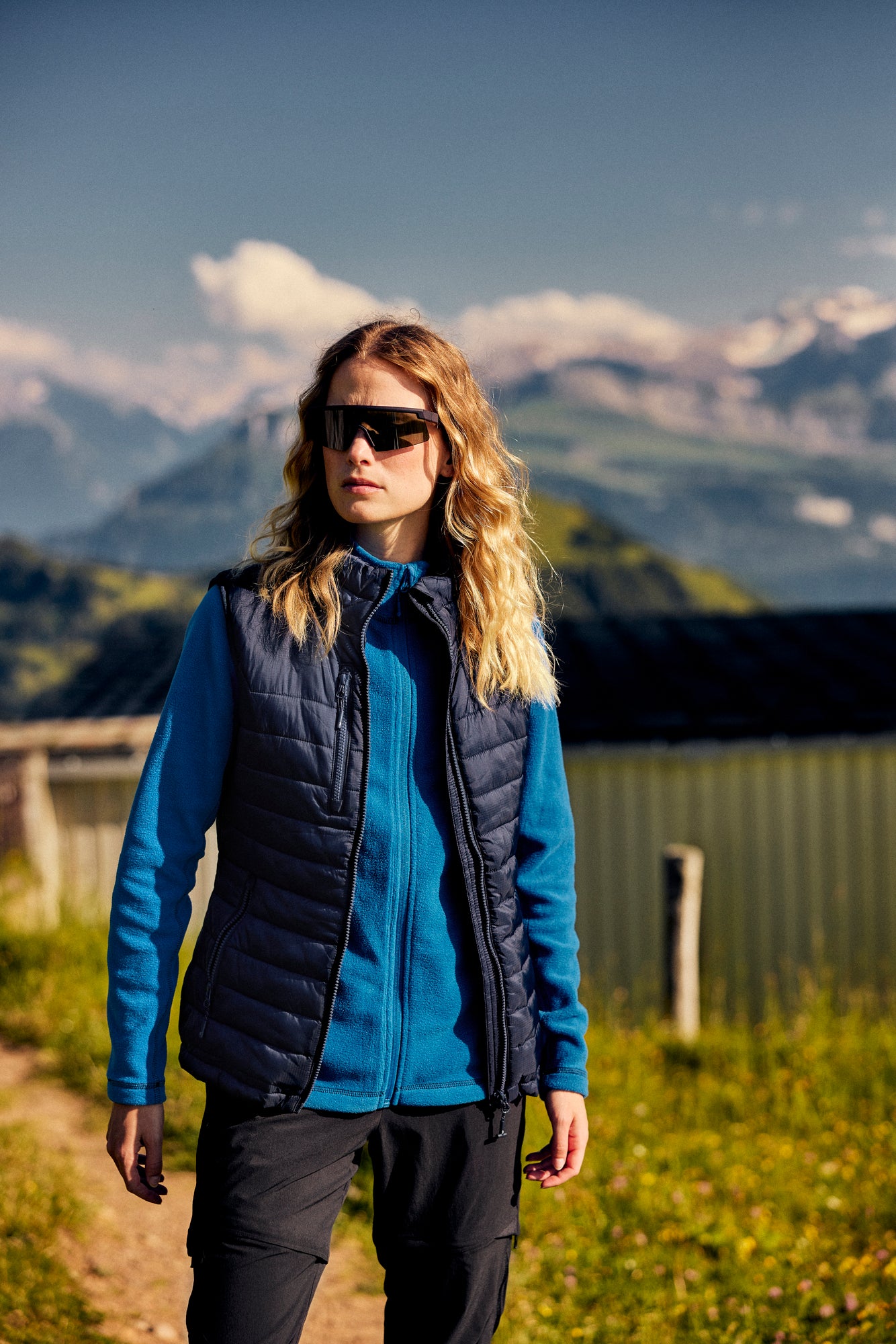 Meadows Vest Woman Steel Grey