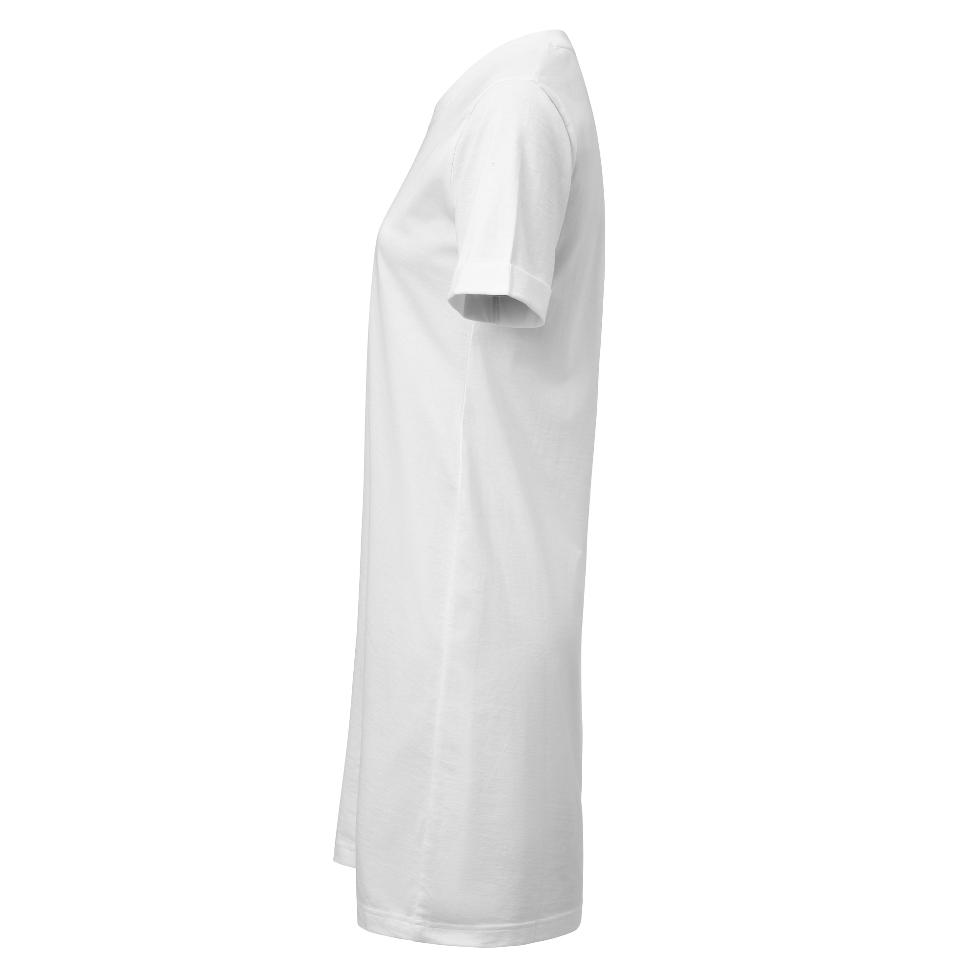 American T-shirt Dress Women White
