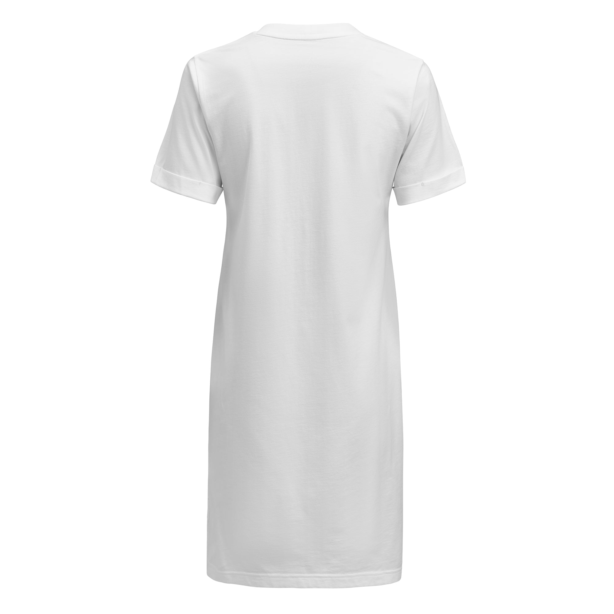 American T-shirt Dress Women White