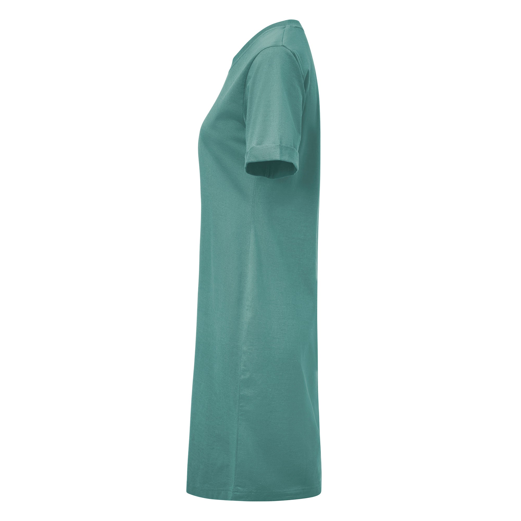 American T-shirt Dress Women Aloe Green