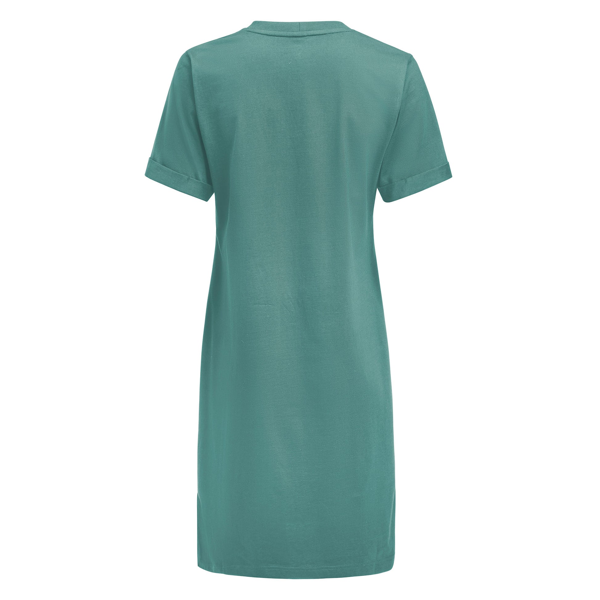 American T-shirt Dress Women Aloe Green