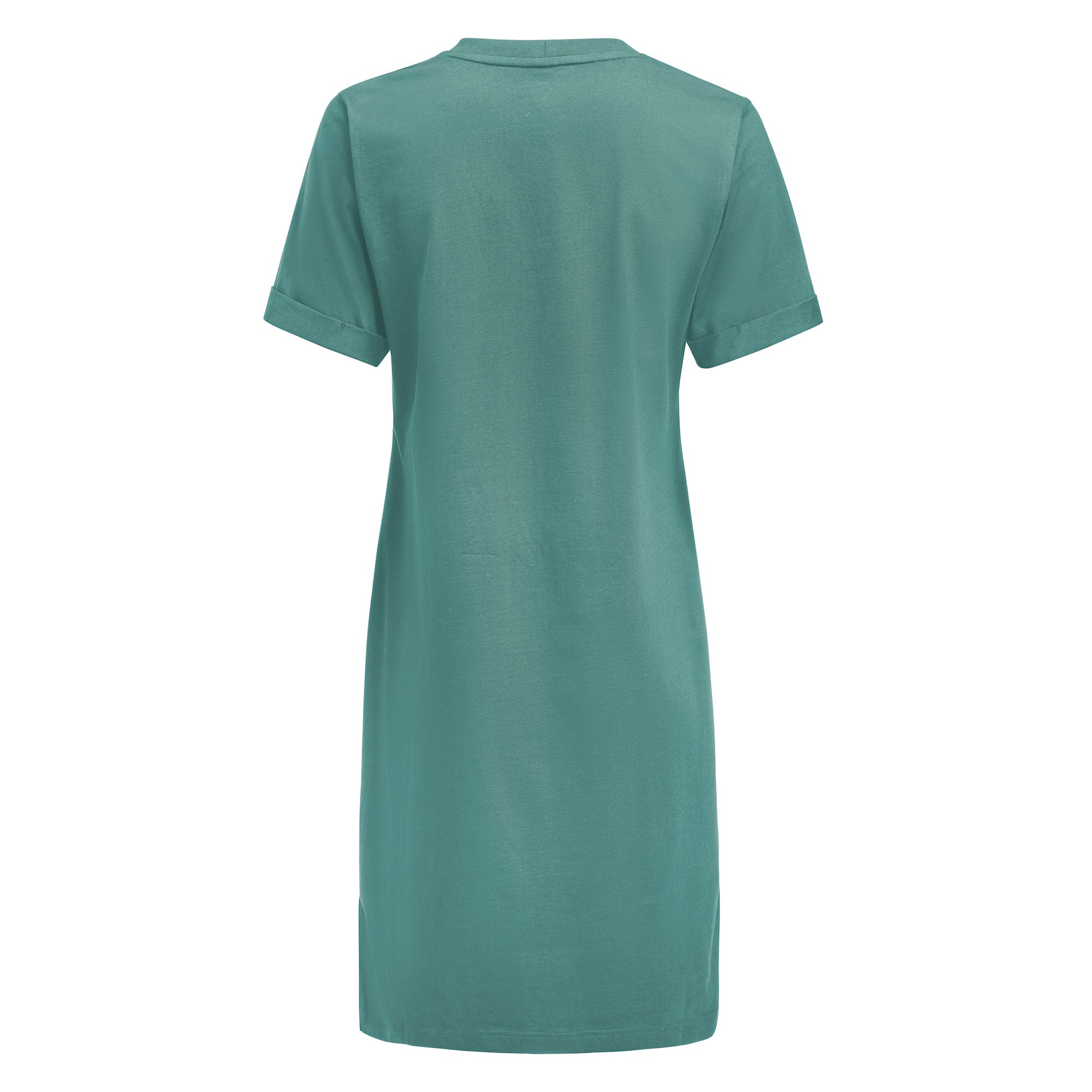 American T-shirt Dress Women Aloe Green