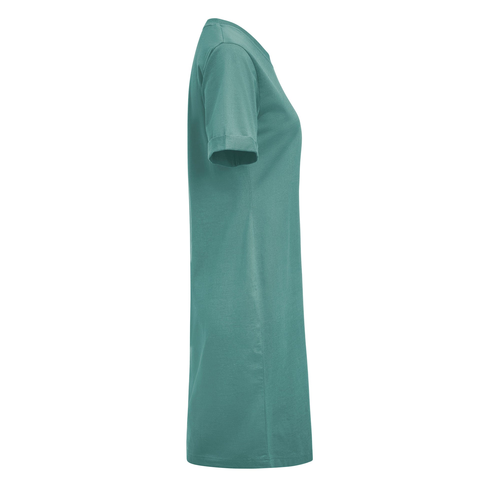American T-shirt Dress Women Aloe Green