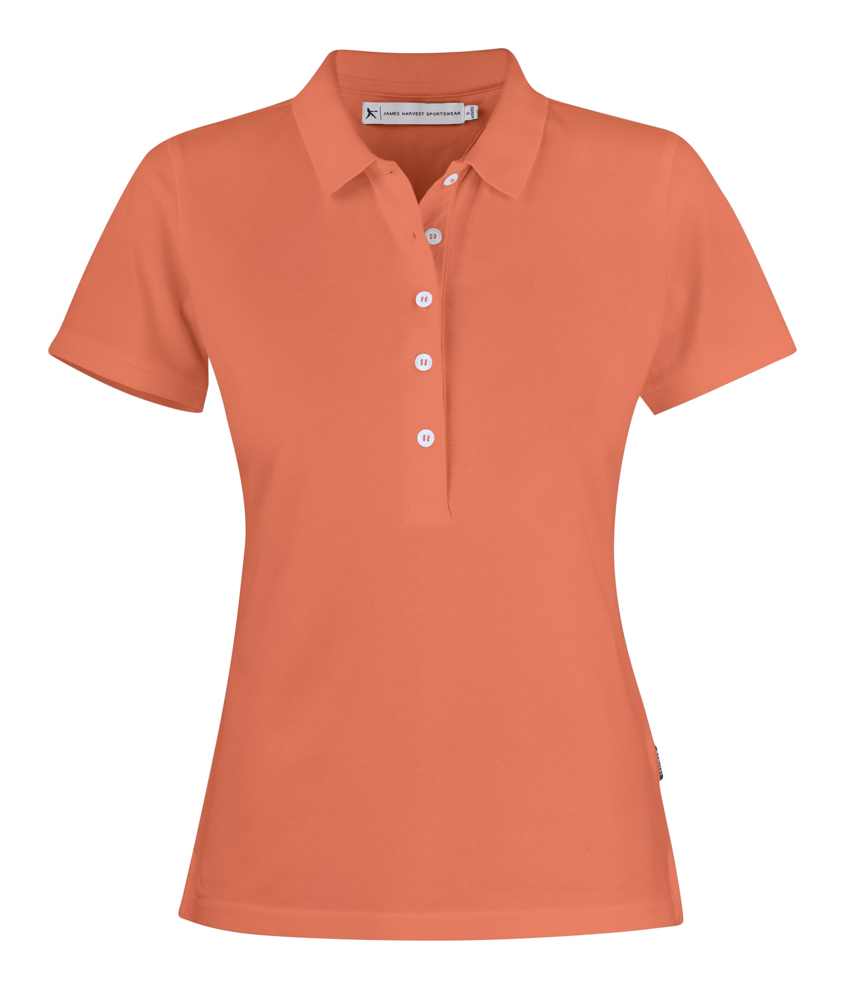 Sunset Stretch Polo Woman Vintage Orange