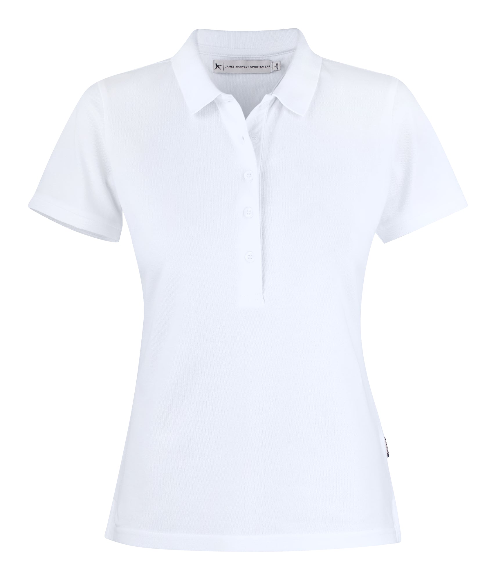 Sunset Stretch Polo Woman White