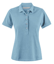 Sunset Stretch Polo Woman Light Turquoise