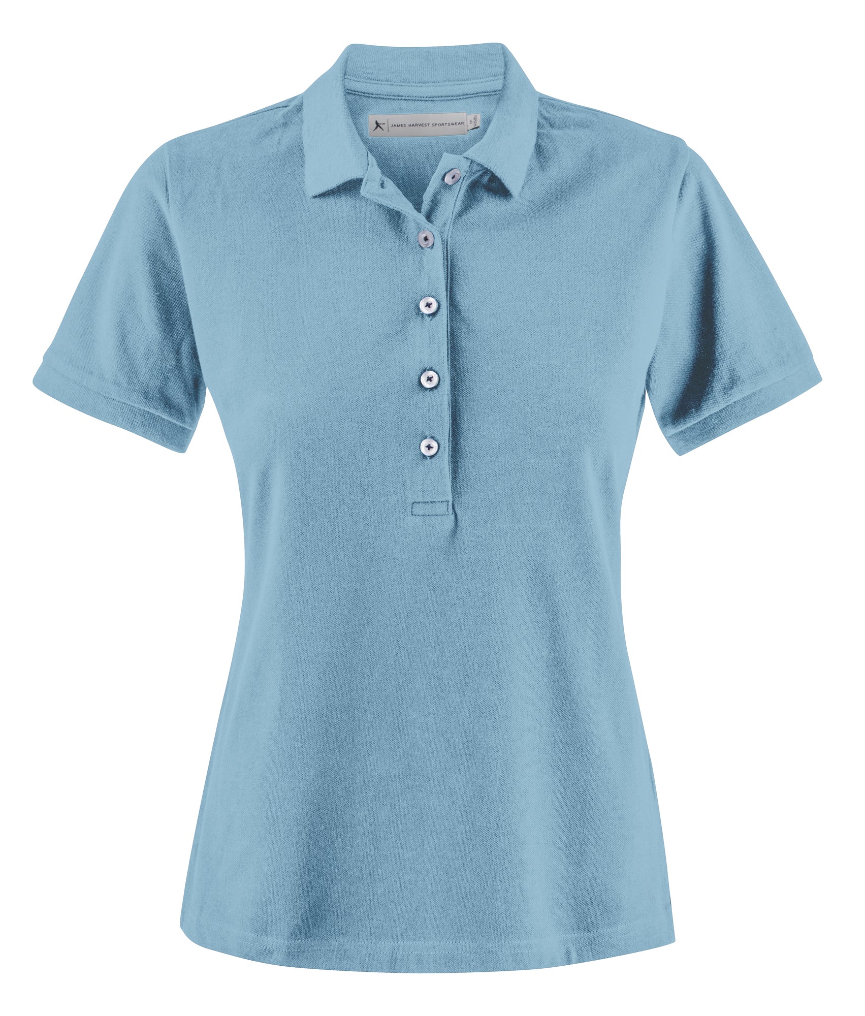 Sunset Stretch Polo Woman Light Turquoise