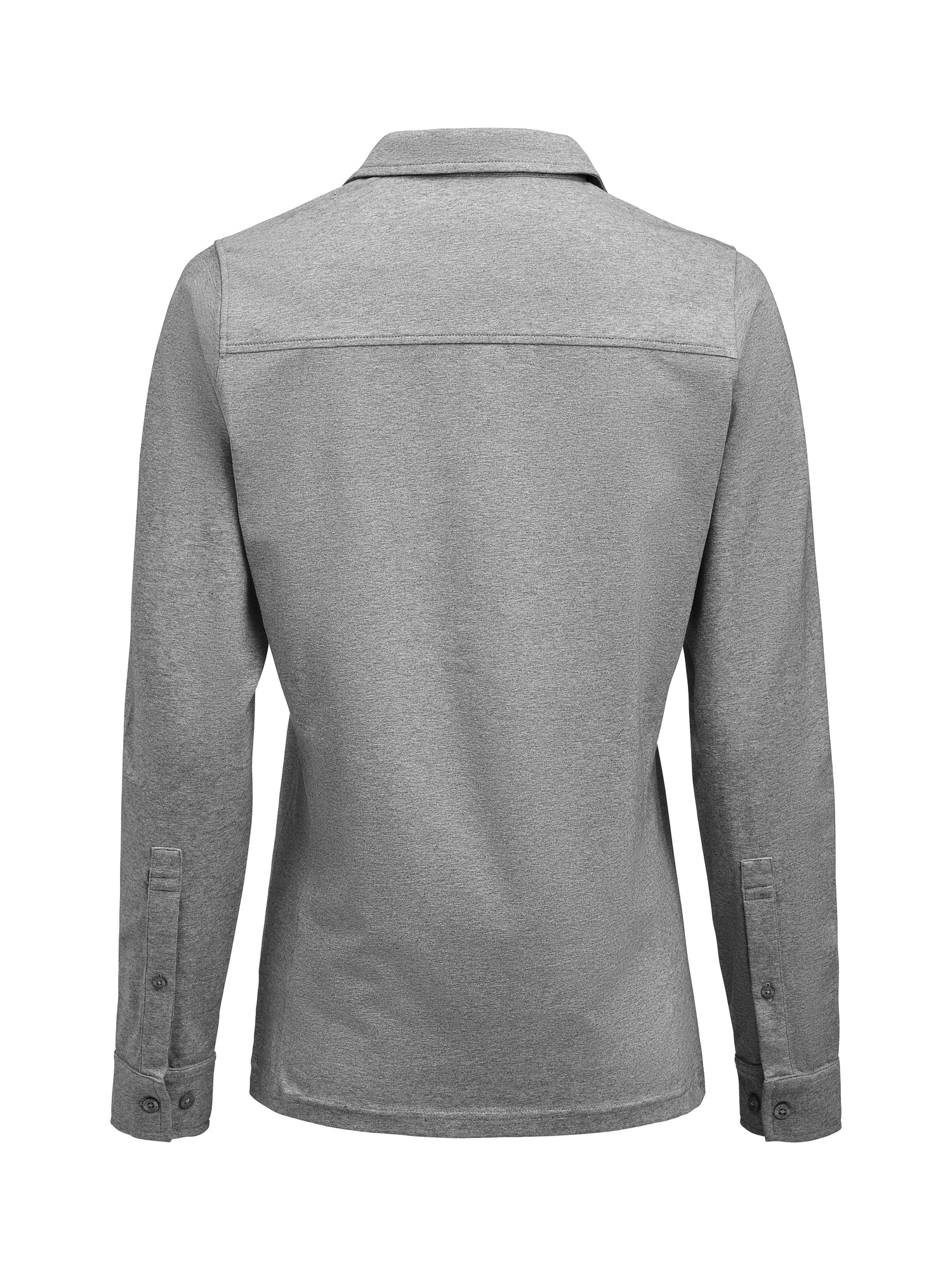 American Supreme Polo L/S Woman Grey Melange
