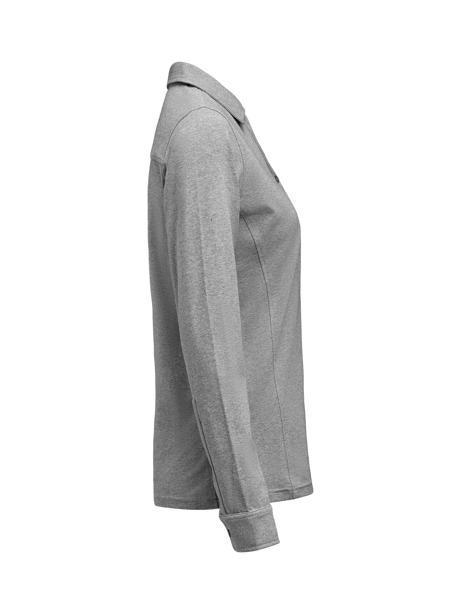 American Supreme Polo L/S Woman Grey Melange
