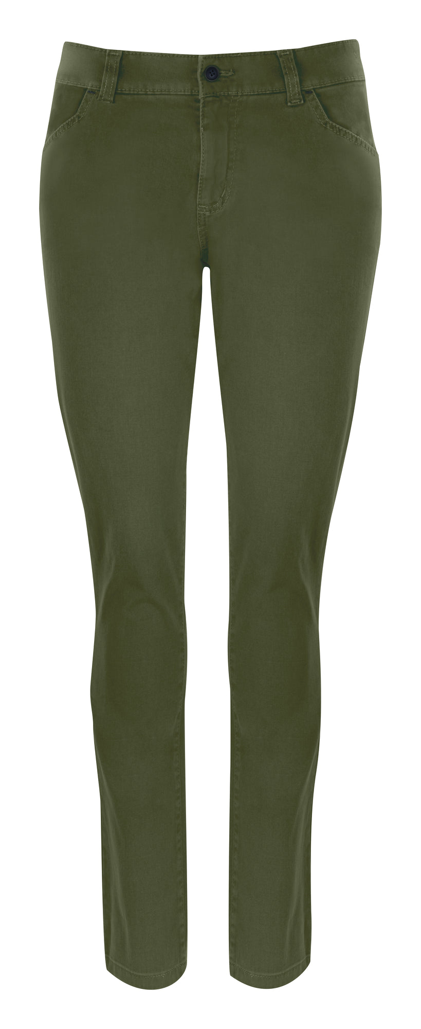 Officer Lady Chinos Moss Green