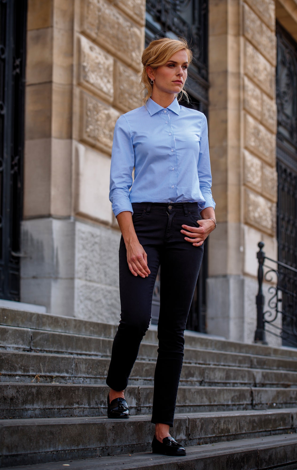 Officer Lady Chinos Grey