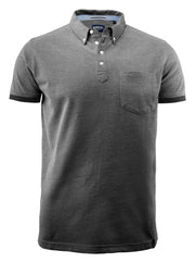 Larkford Polo Black Melange