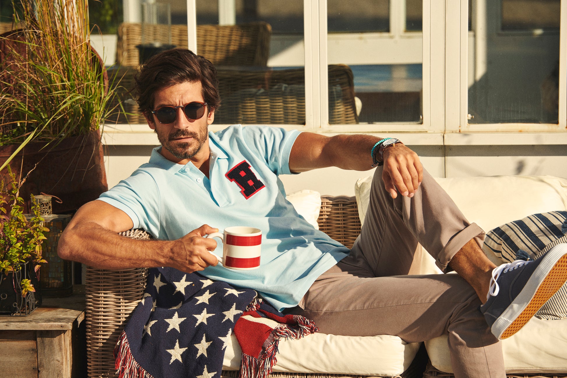 Neptune Polo modern fit Antracite