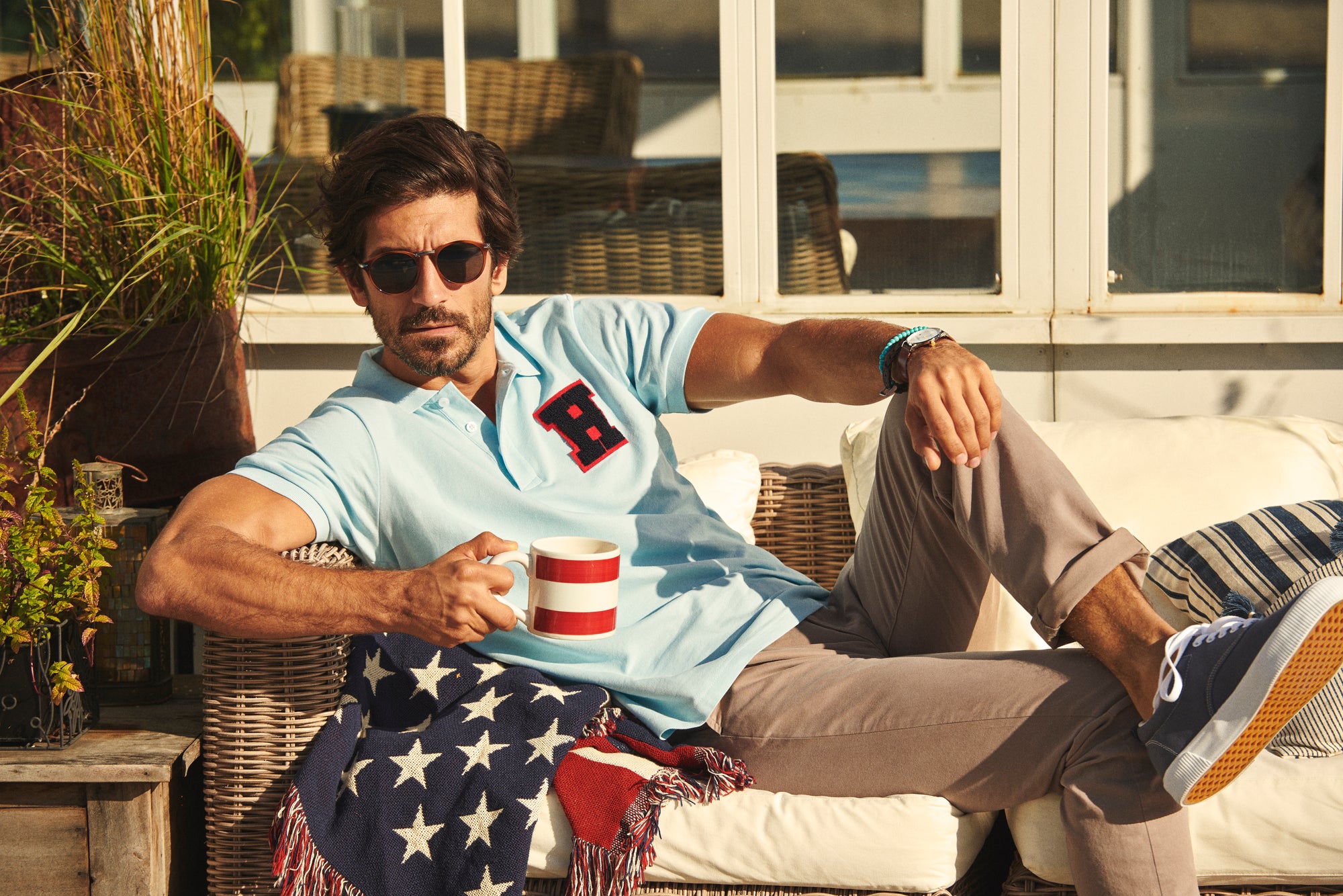 Neptune Polo modern fit Antracite