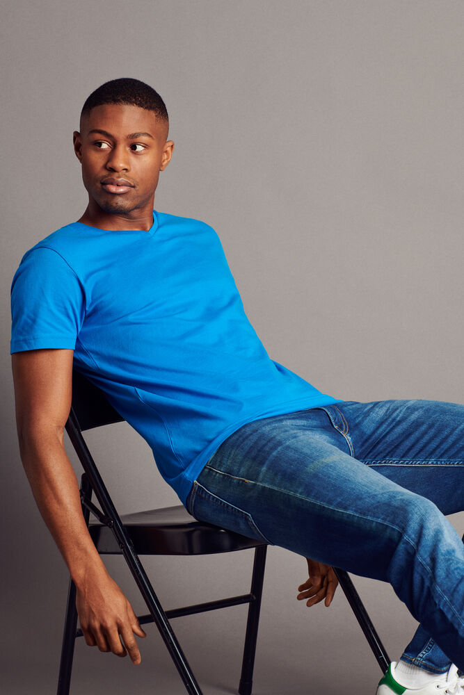 Heavy V-neck T-shirt
