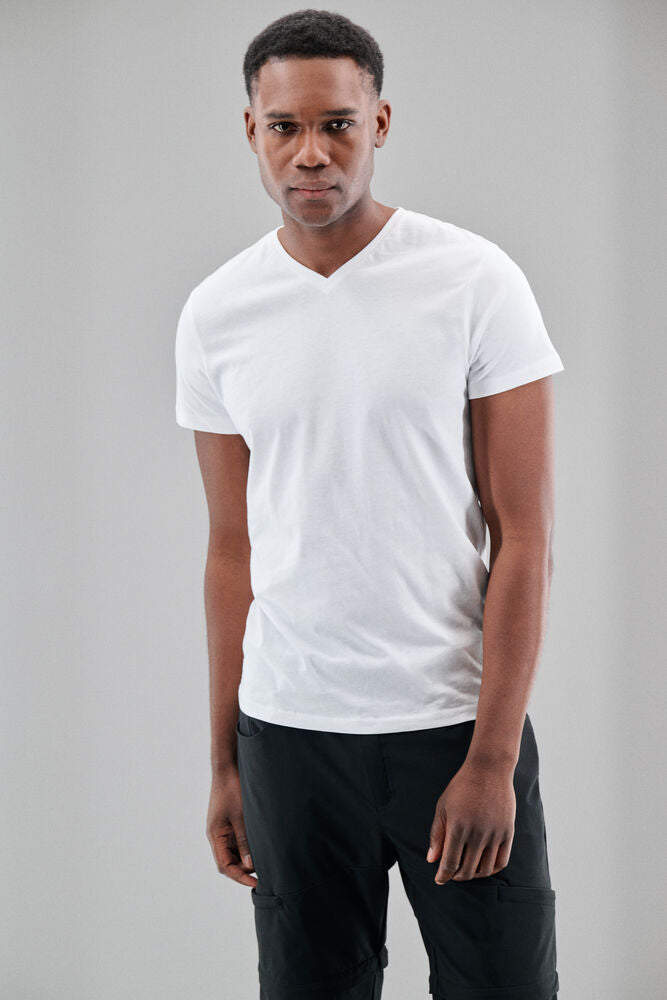 Heavy V-neck T-shirt