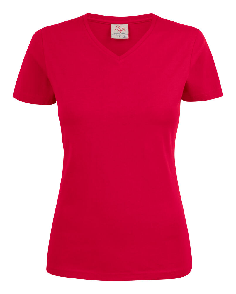 Heavy V-neck T-shirt ladies