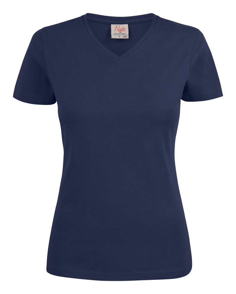 Heavy V-neck T-shirt ladies