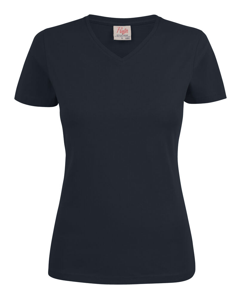 Heavy V-neck T-shirt ladies