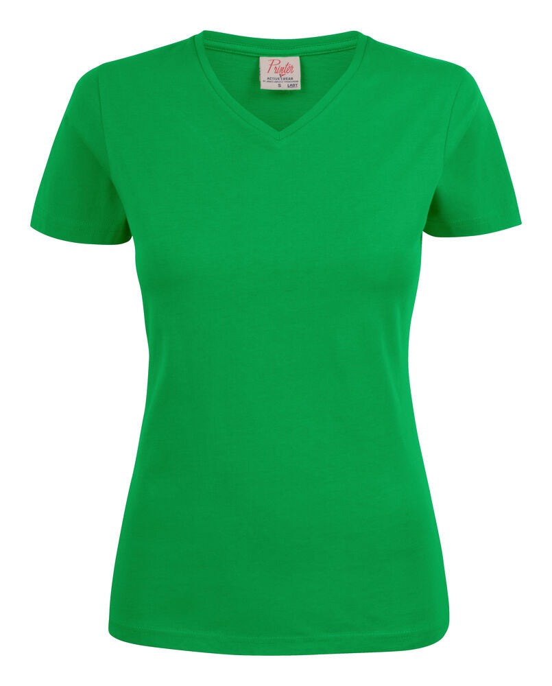Heavy V-neck T-shirt ladies