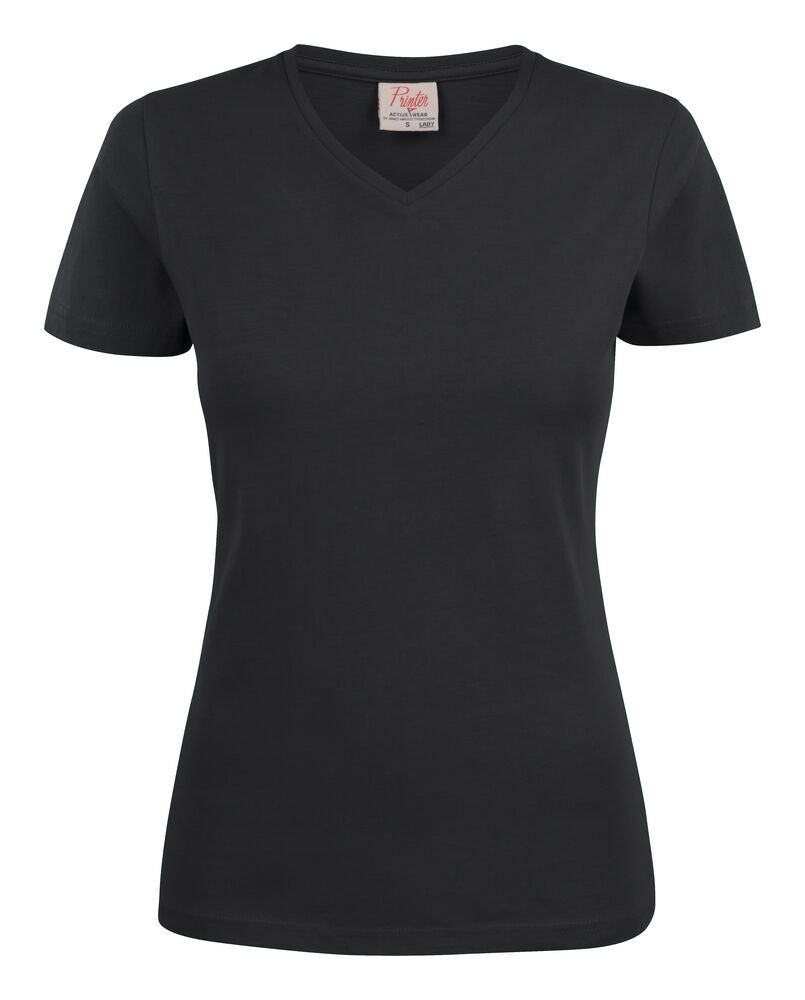 Heavy V-neck T-shirt ladies
