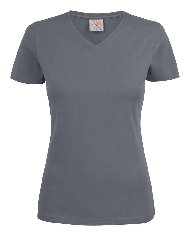 Heavy V-neck T-shirt ladies