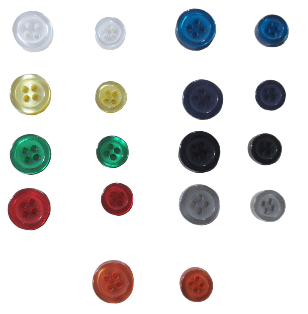 Shirt Button Large 10-pack