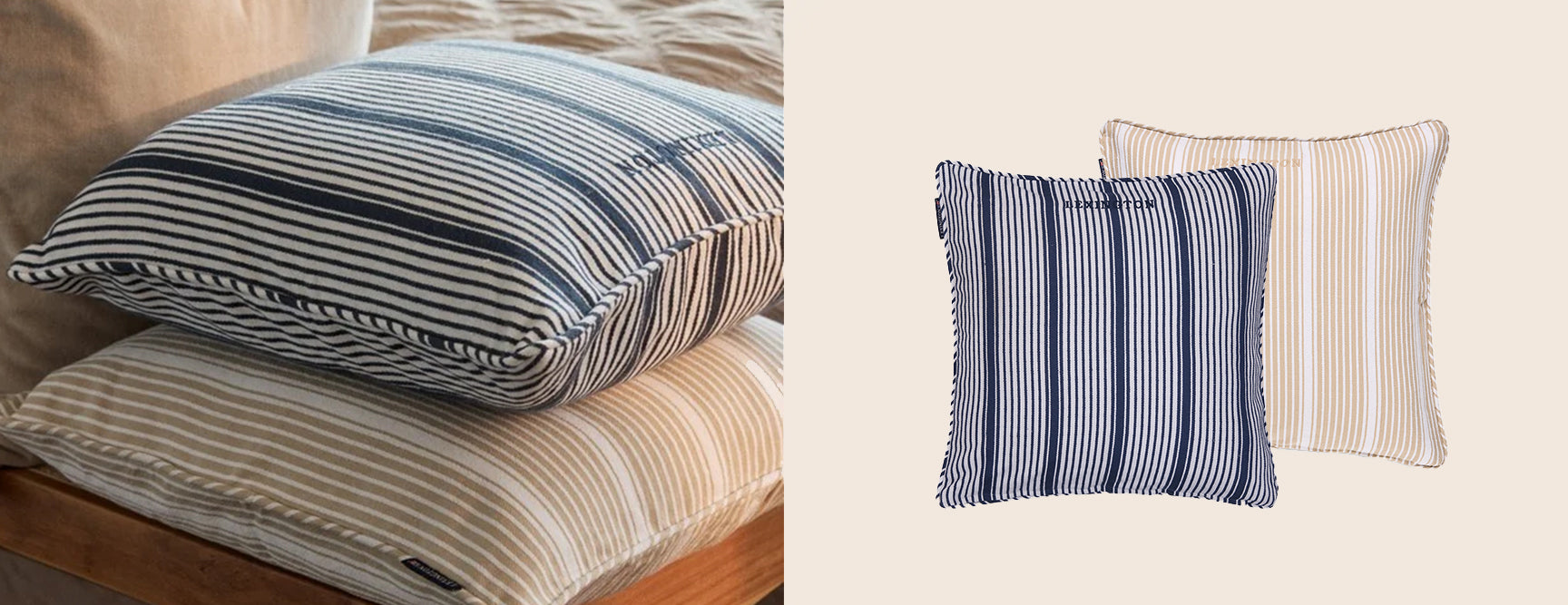 ICONS CLASSIC STRIPED TWILL PILLOW COVER - LX10004008