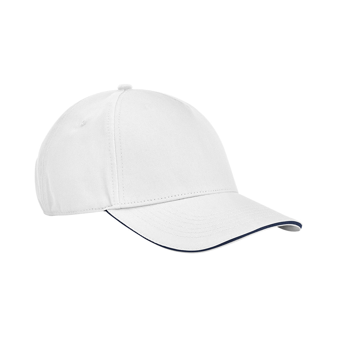 Earthaware® classic organic cotton 5 panel cap sandwich peak