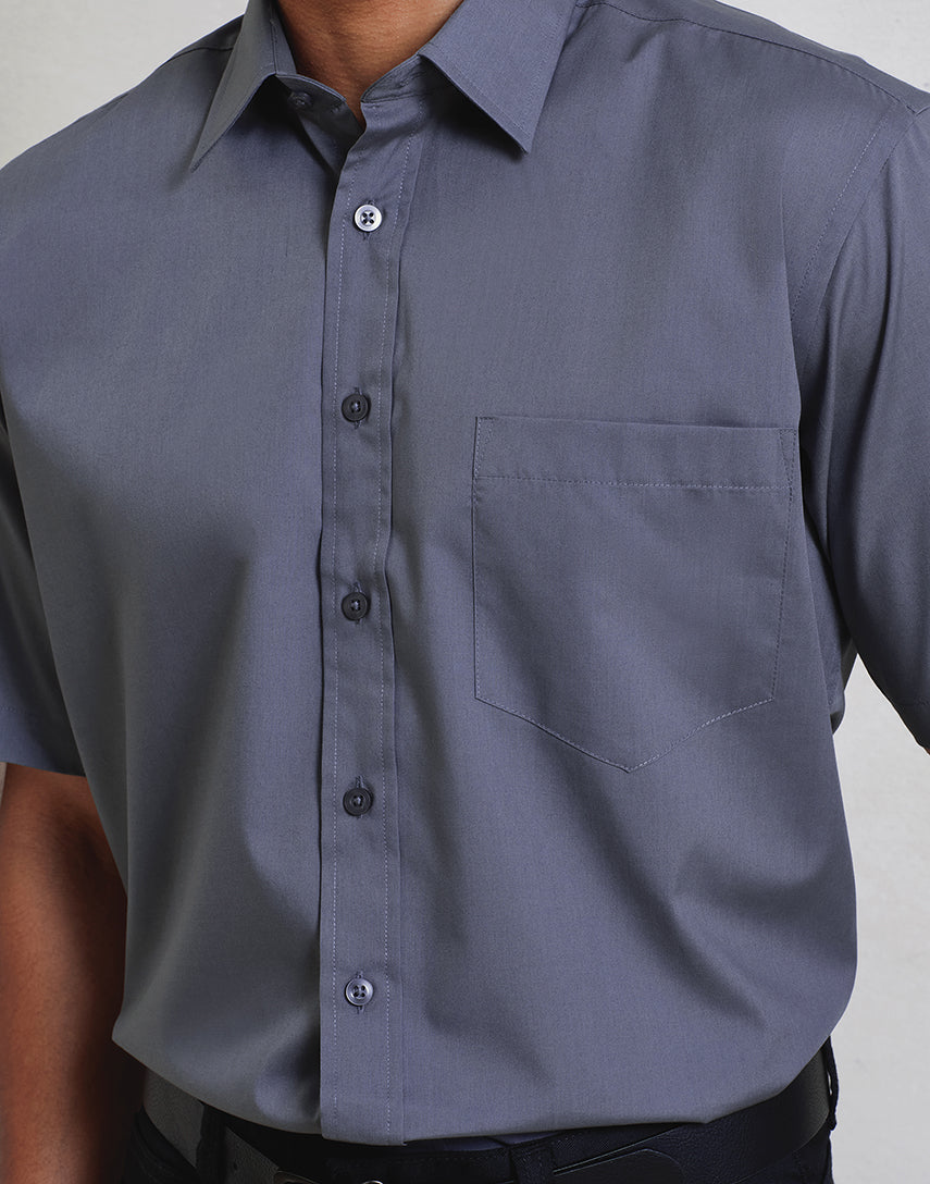 Men's Poplin S/S - P202
