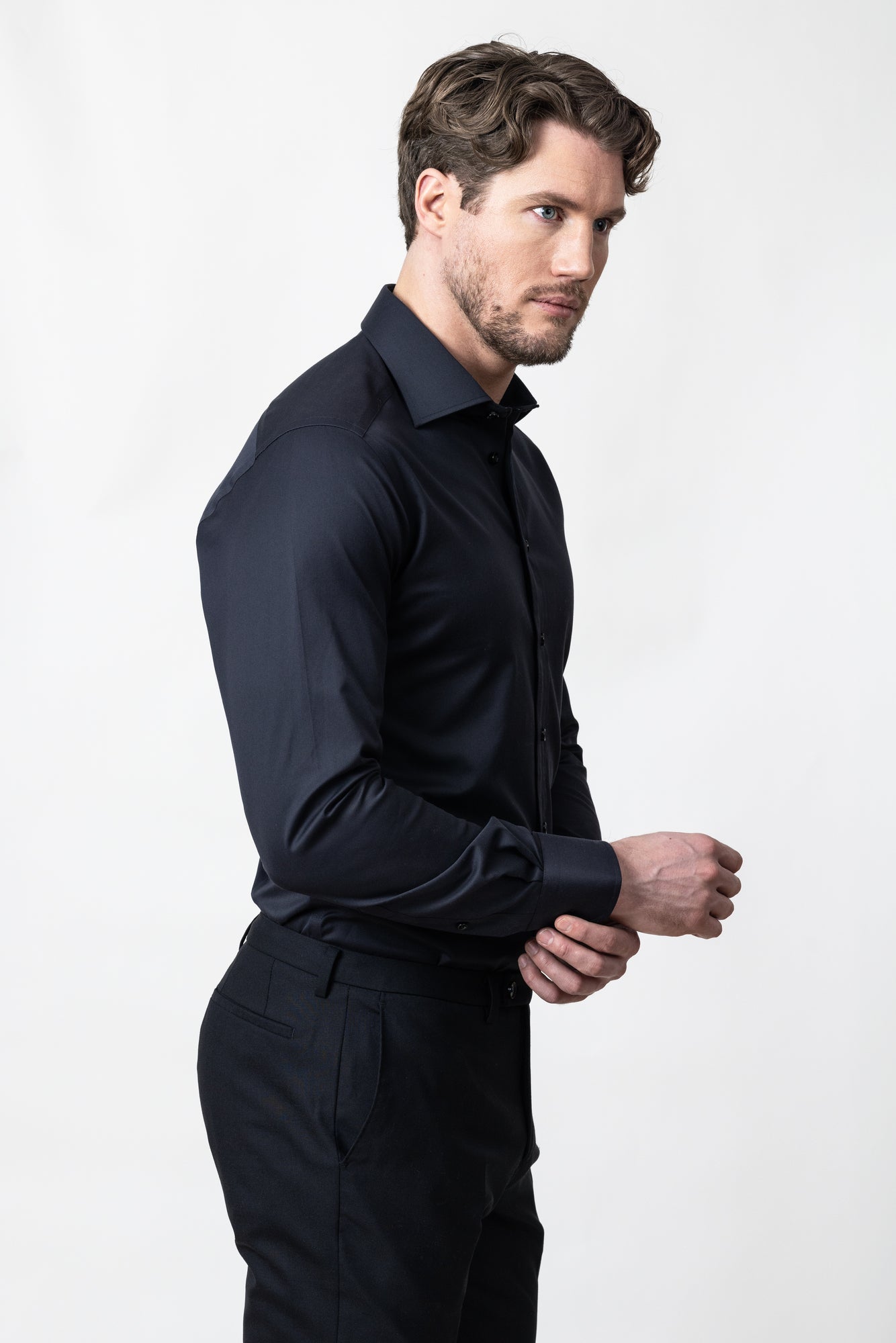 GB01 Twill Regular Black