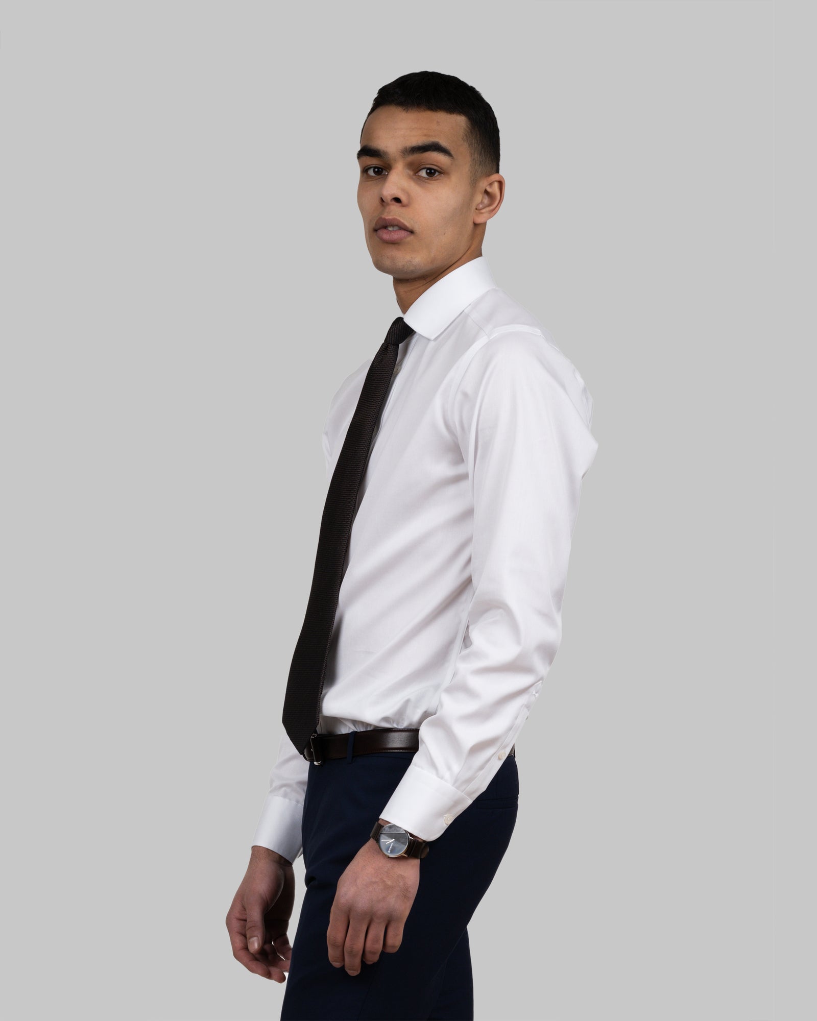 GB01 Twill Slim White