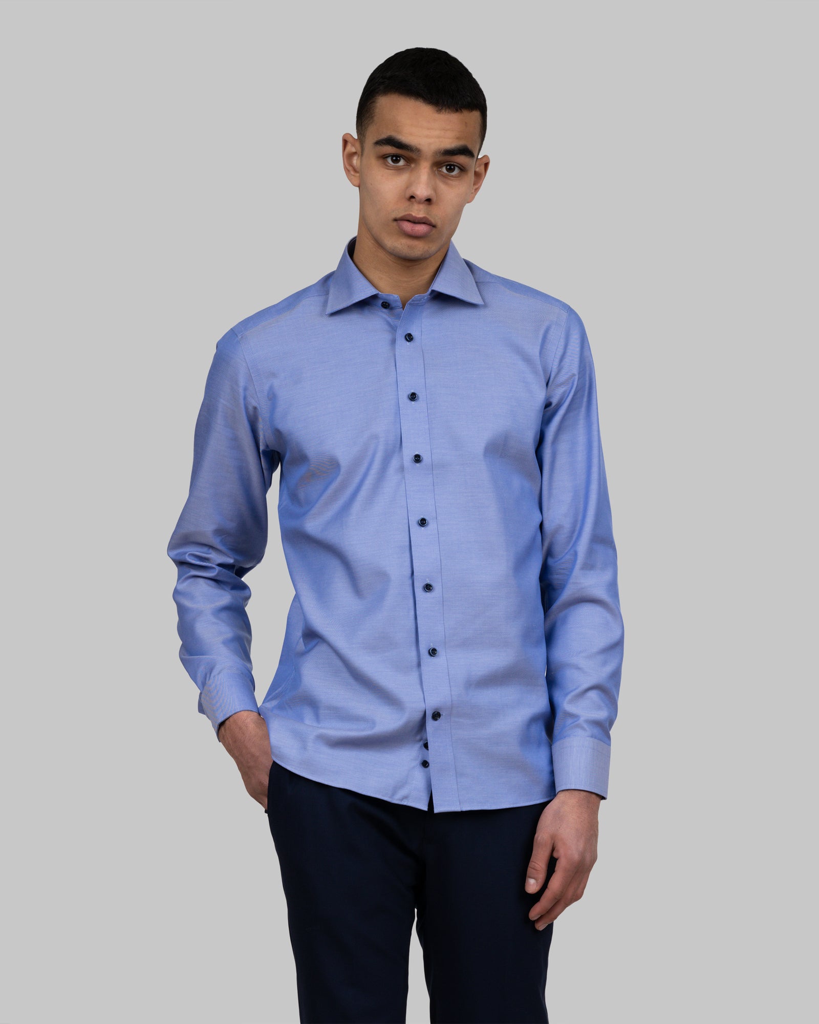 GB01 Twill Slim Midblue