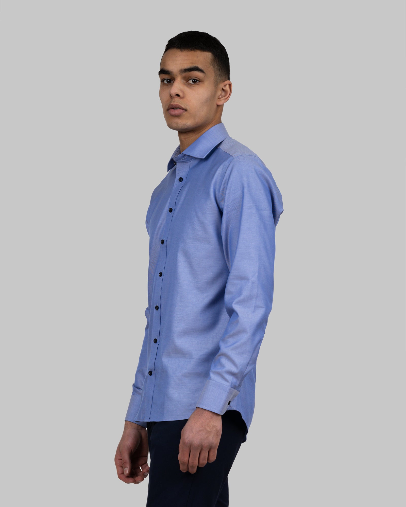 GB01 Twill Slim Midblue