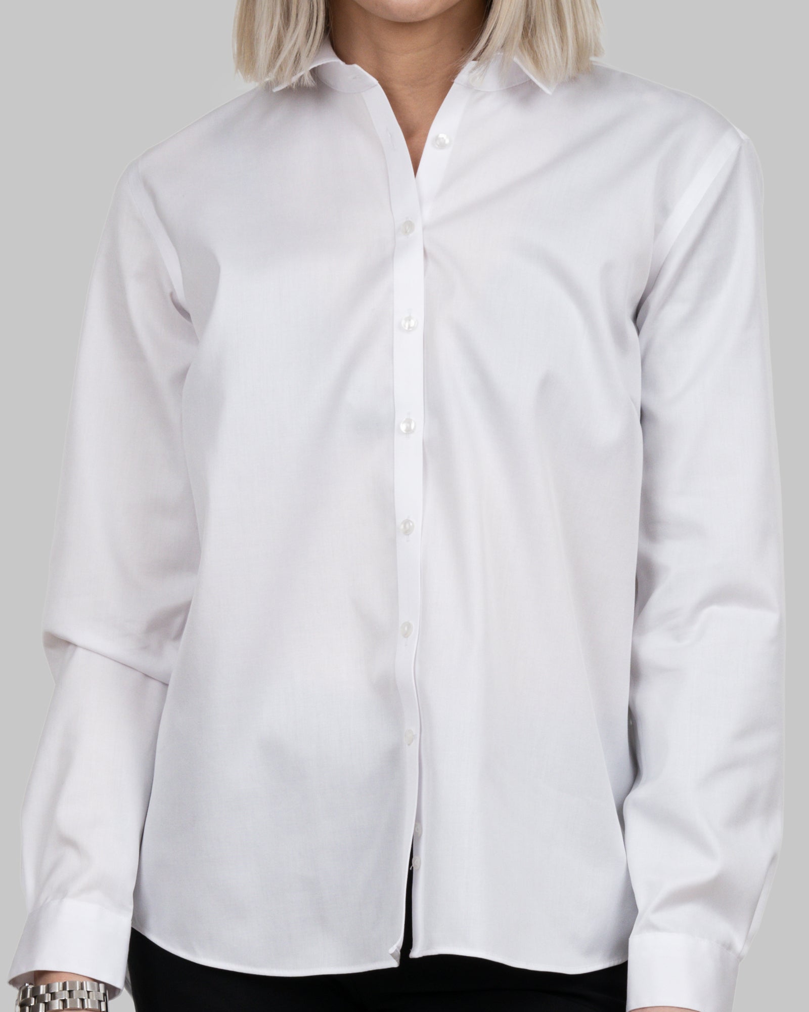 GB01 Twill Relaxed Woman White